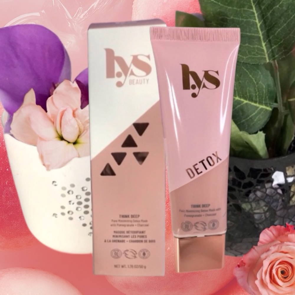 LYS Think Deep Pore Minimizing Detox Mask + FREE Mask BRUSH 50ml *BNIB
